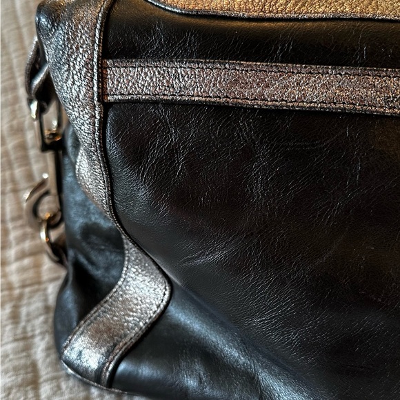 Rebecca Minkoff Vintage Y2K Leather Black and Metallic Morning After Mini Bag - Picture 7 of 16